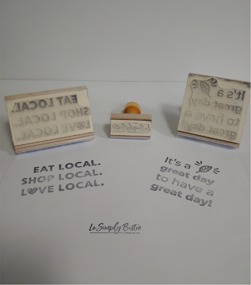 custom wooden hand stamps