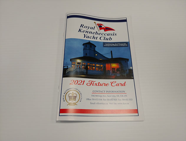A photo of the Royal Kennebecasis Yacht Club (RKYC) member directory booklet